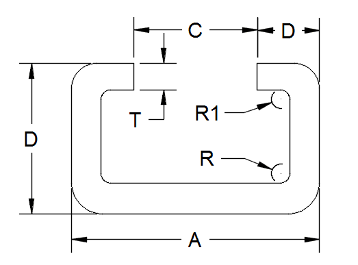 Aluminum Formed Semi-Closed Channel