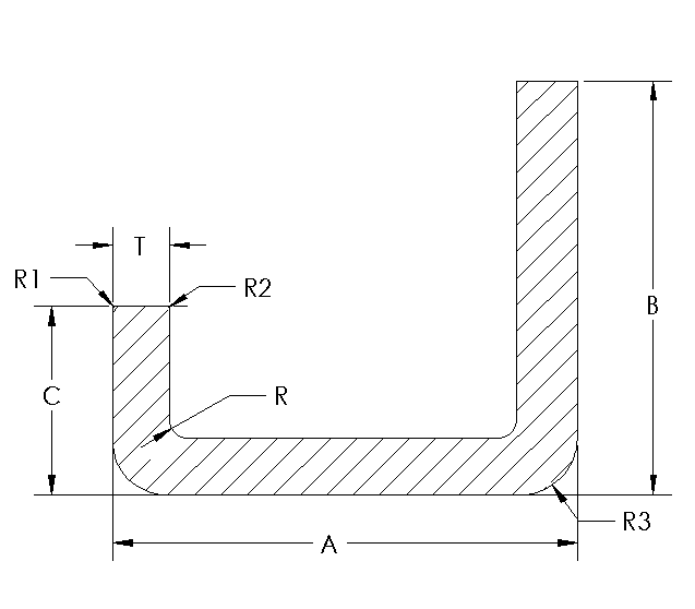 Aluminum Formed Channel - Unqual Legs